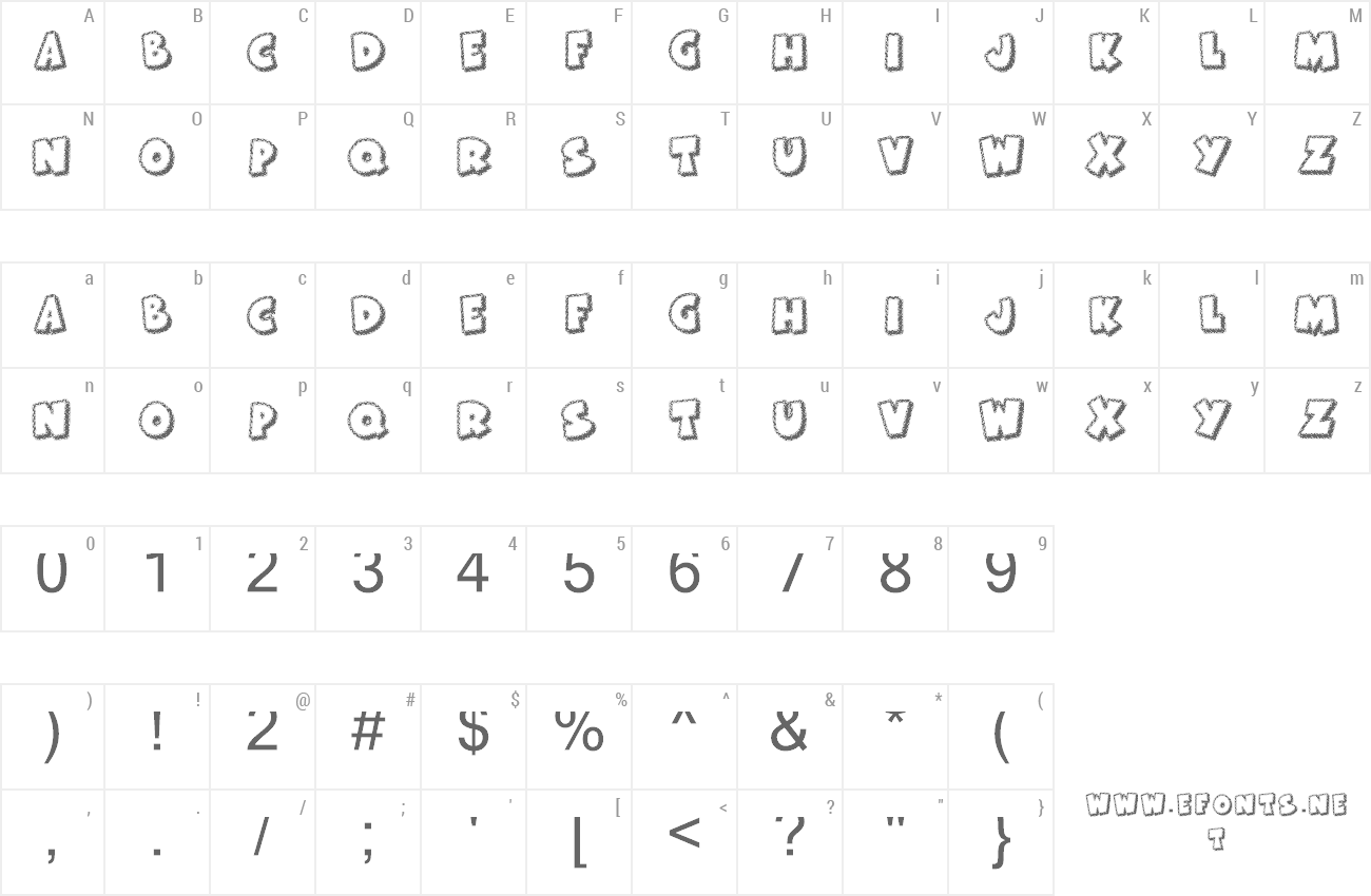 Font KR Frosted Cake preview